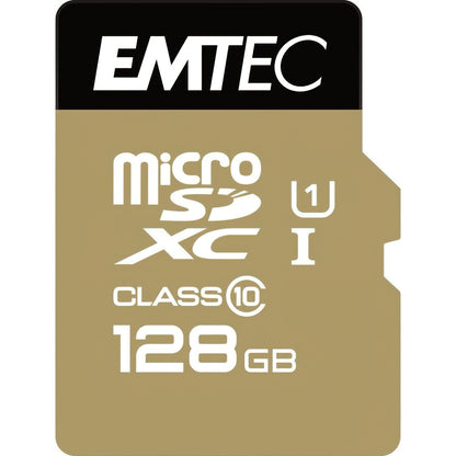 Emtec Speedin Pro Android A1 microSDXC Memory Card, 128GB, Class 10 / UHS-1 U3, With Adapter ECMSDM128GXE