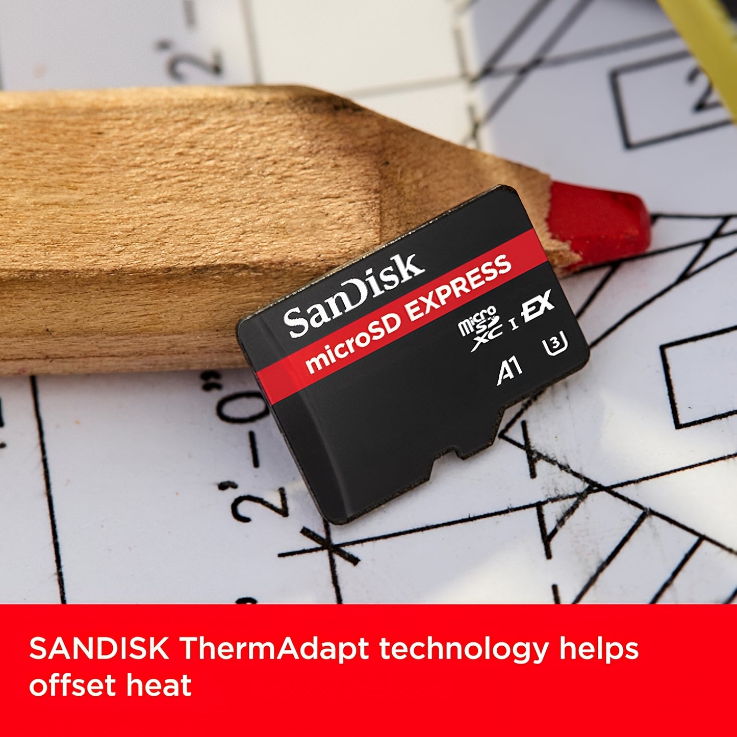 SanDisk Express microSDXC Memory Card, 128Gb, Class 10 / UHS-1 U3 SDSQXFN-128G-GN4NN