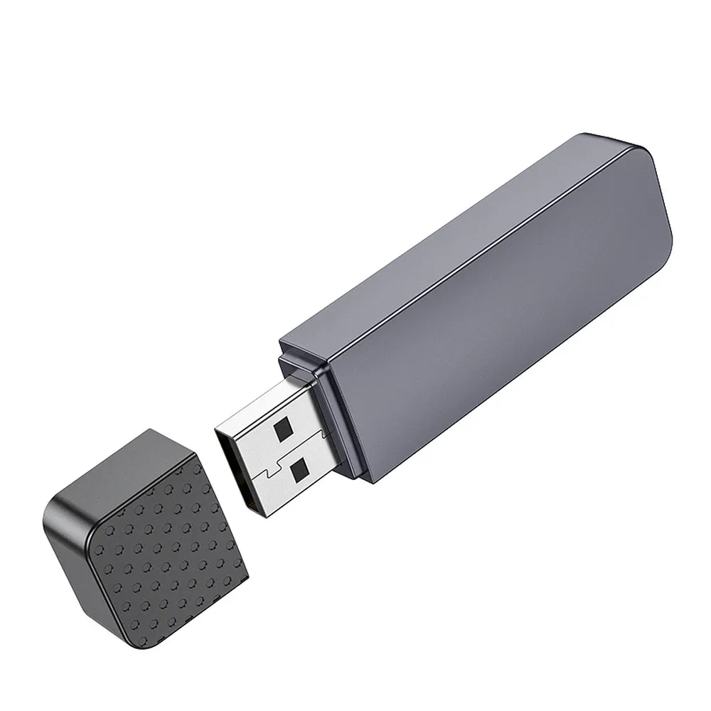 USB 3.0 HOCO HB45 Card Reader, SD - microSD, Gray