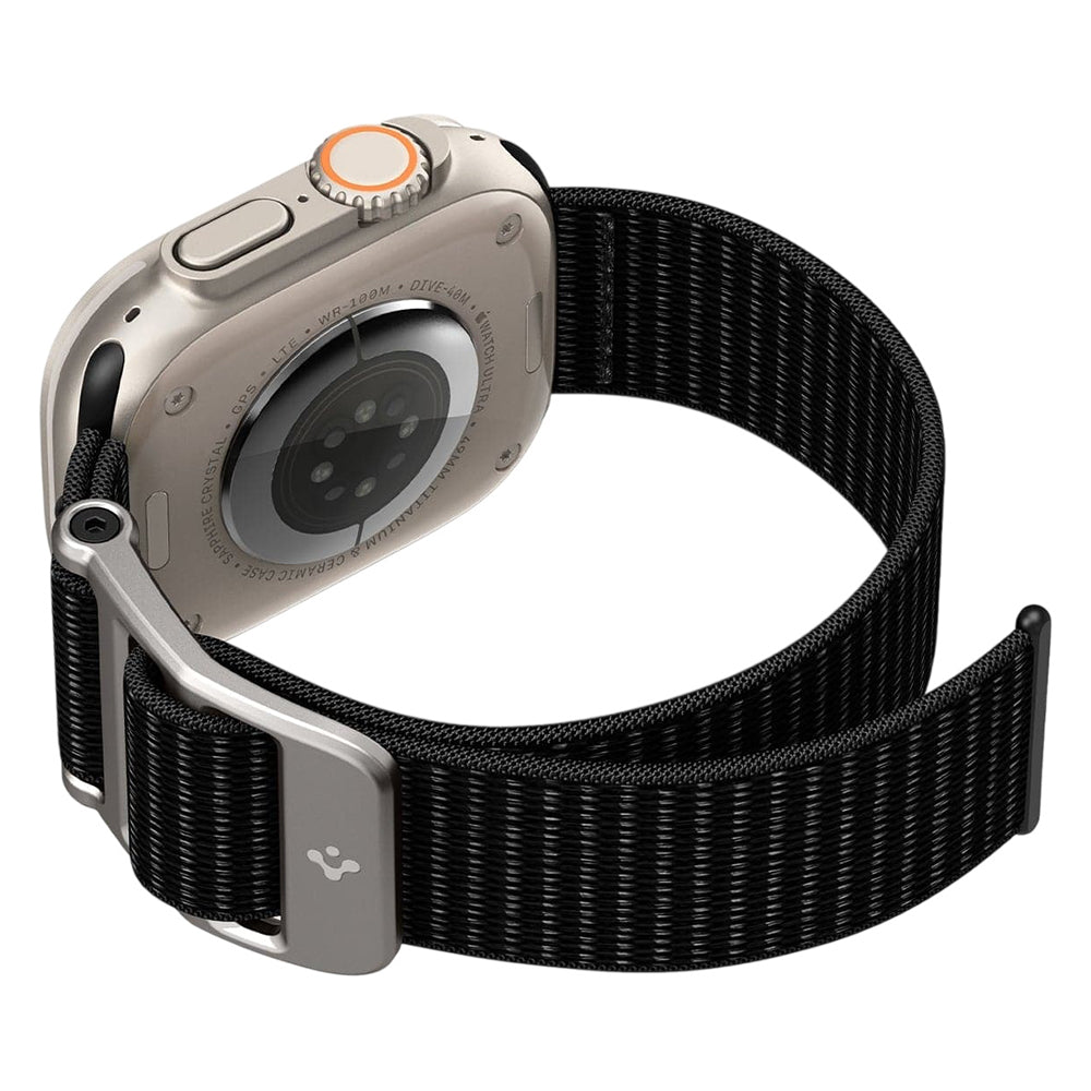 Spigen DuraPro Flex Band for Apple Watch 49mm / 46mm / 45mm / 44mm Series, Black AMP02465
