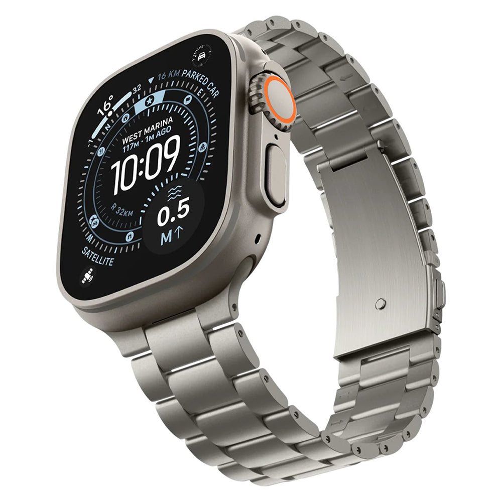 Spigen Modern Fit Titanium Band for Apple Watch 49mm / 46mm / 45mm / 44mm Series, Gray AMP09105