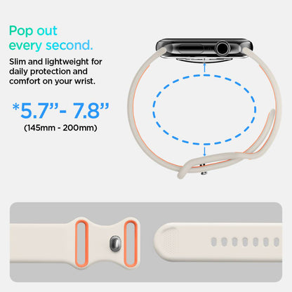 Spigen Nano Pop Strap for Apple Watch 42mm / 41mm / 40mm / 38mm Series, Beige