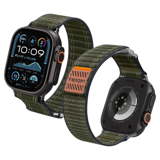 Spigen WBF0 Strap for Apple Watch 49mm / 46mm / 45mm / 44mm Series, Green
