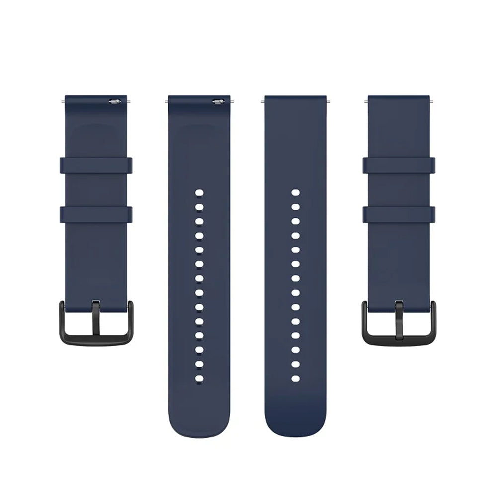 Techsuit W001 Strap for Samsung Galaxy Watch / Huawei Watch Series, 20mm, Dark Blue