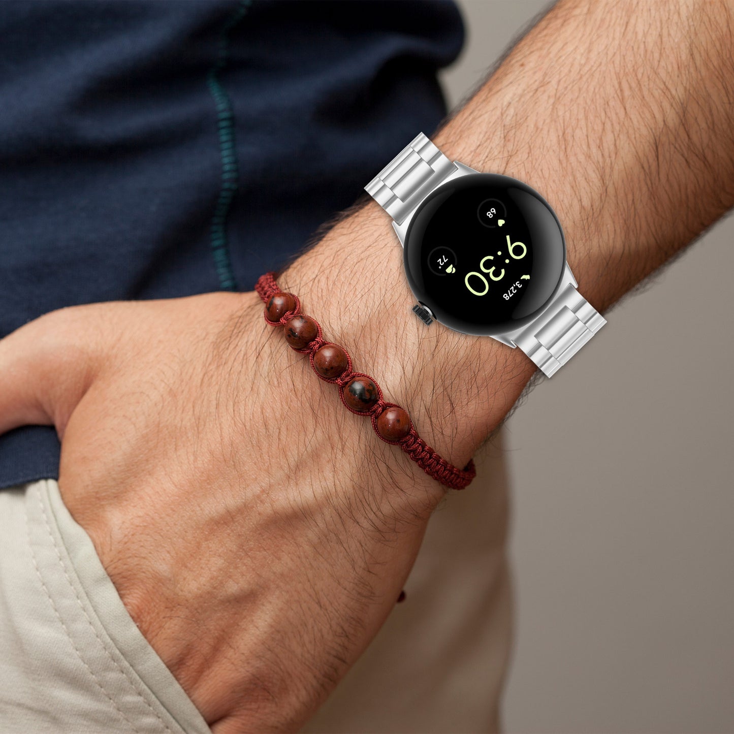Techsuit W010 Strap for Google Pixel Watch 4 45mm, Black