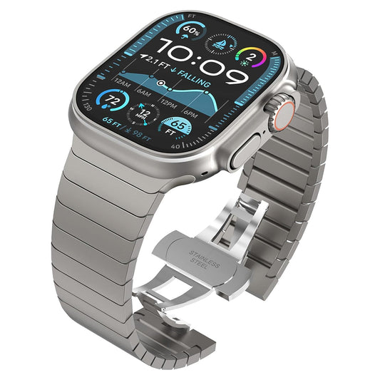 Techsuit W012 Strap for Apple Watch 42mm / 41mm / 40mm / 38mm Series, Silver