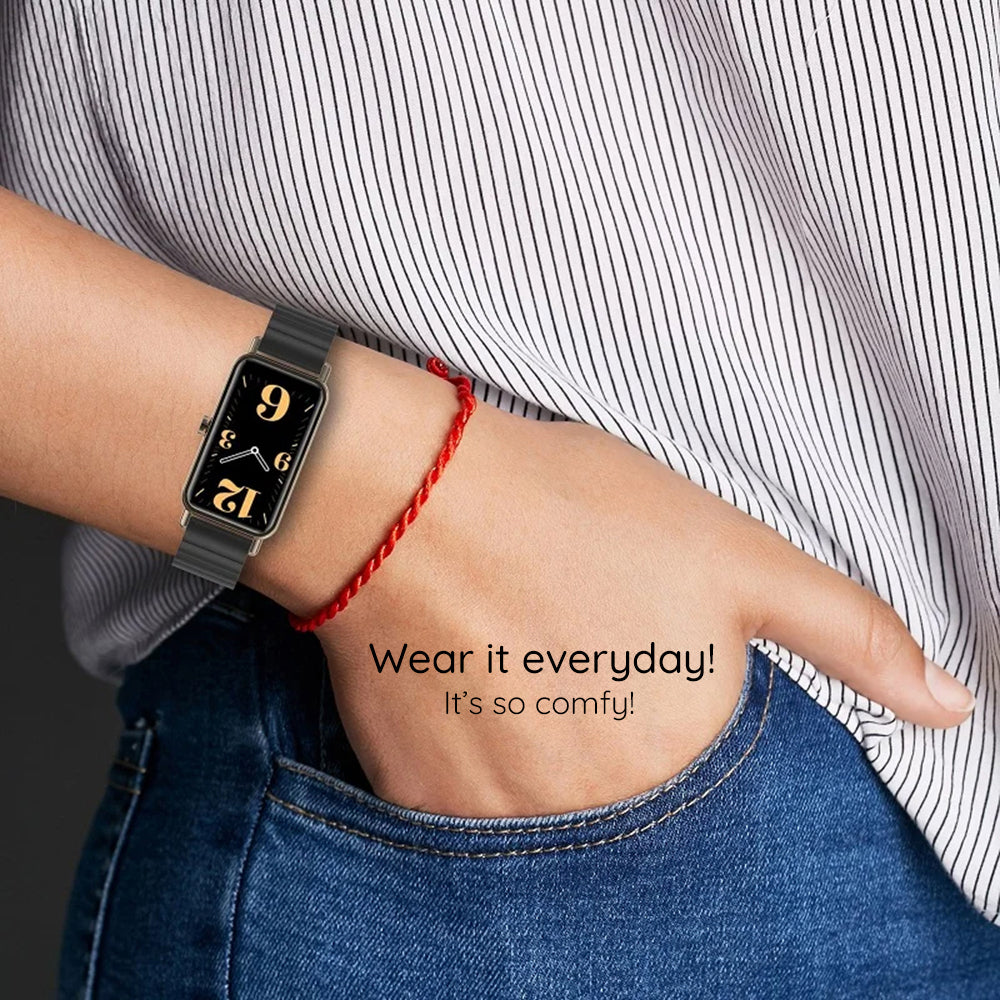 Techsuit W012 Strap for Garmin Watch Fenix Series, 26mm, Silver