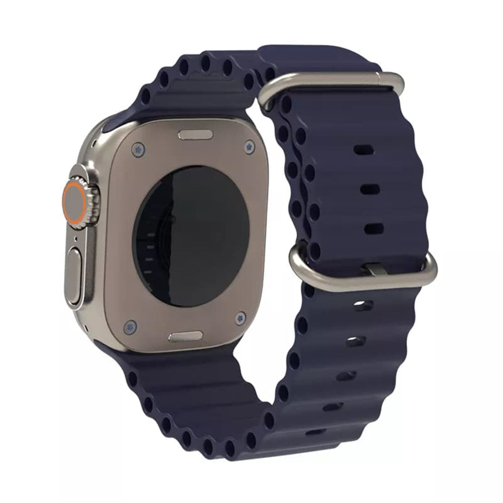 Techsuit W038 Strap for Apple Watch 42mm / 41mm / 40mm / 38mm Series, Dark Blue