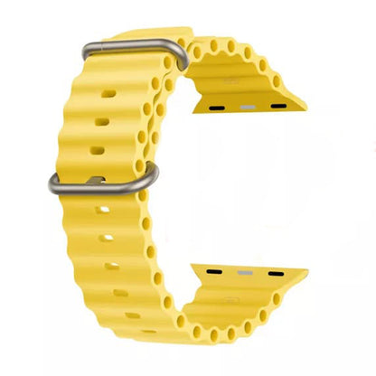 Techsuit W038 Strap for Apple Watch 49mm / 46mm / 45mm / 44mm / 42mm Series, Yellow