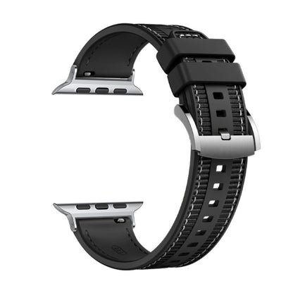 Techsuit W051 Strap for Apple Watch 42mm / 41mm / 40mm / 38mm Series, Black