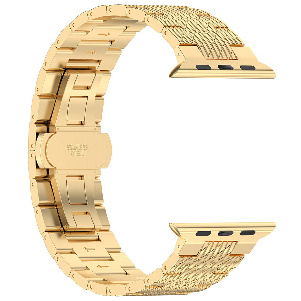 Techsuit W052 Strap for Apple Watch 49mm / 46mm / 45mm / 44mm / 42mm Series, Gold