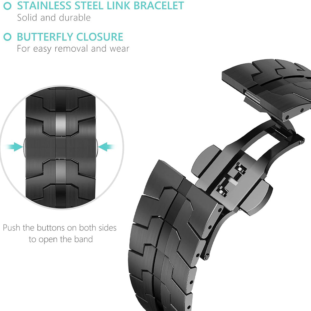 Techsuit W063 Strap for Apple Watch 49mm / 46mm / 45mm / 44mm / 42mm Series, Orange