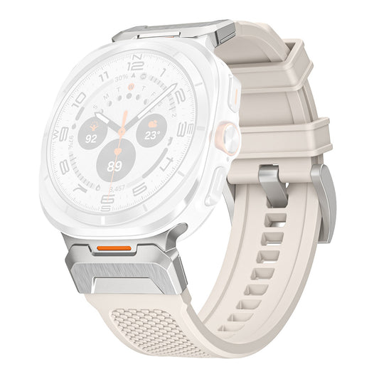 Techsuit W068 Strap for Samsung Galaxy Watch Ultra, Silver White