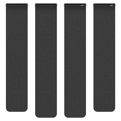 Techsuit W074 Strap for Huawei Watch / Garmin Watch Series, 18mm, Black