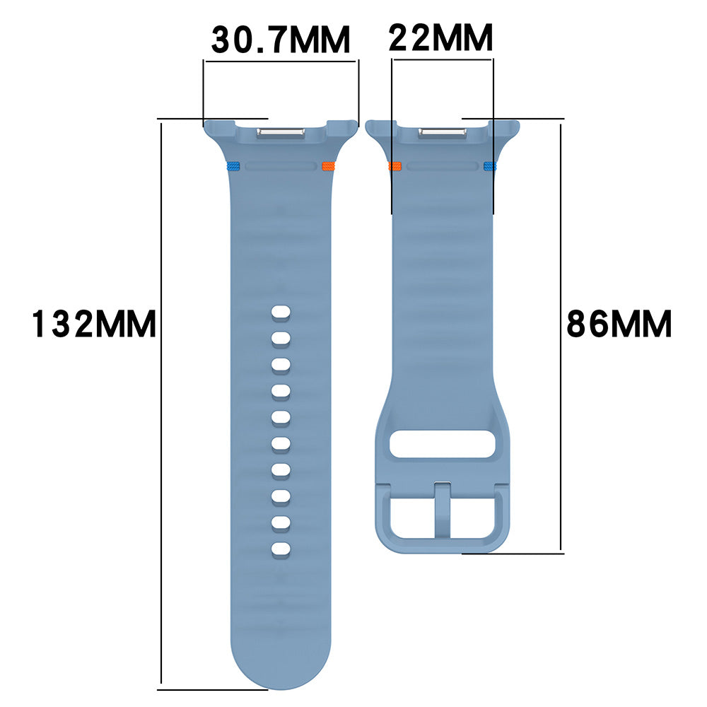 Techsuit W079 Strap for Samsung Galaxy Watch 8 Classic / Watch8 44mm / Watch 8 40mm, Orange