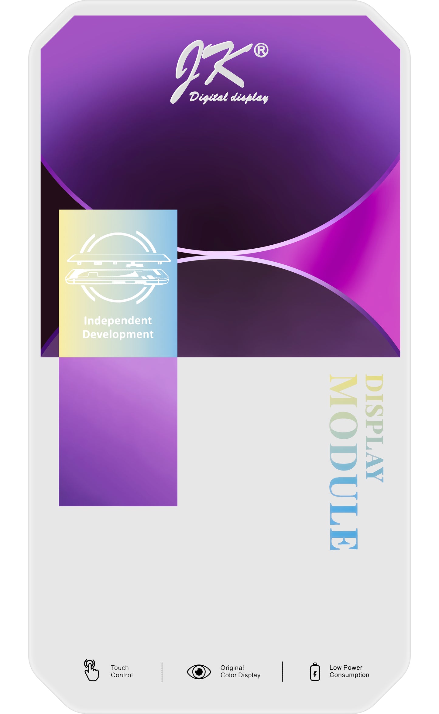 JK Touchscreen Display for Apple iPhone 14, with Frame, In-Cell LCD Version, Black 