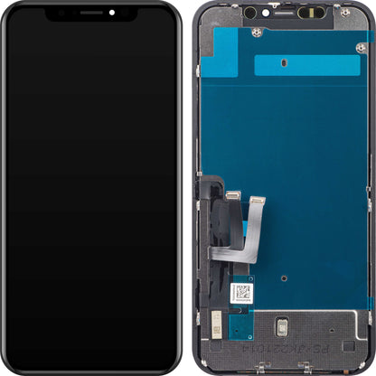 JK Touchscreen Display for Apple iPhone 11, with Frame, Movable IC In-Cell LCD Version, Black