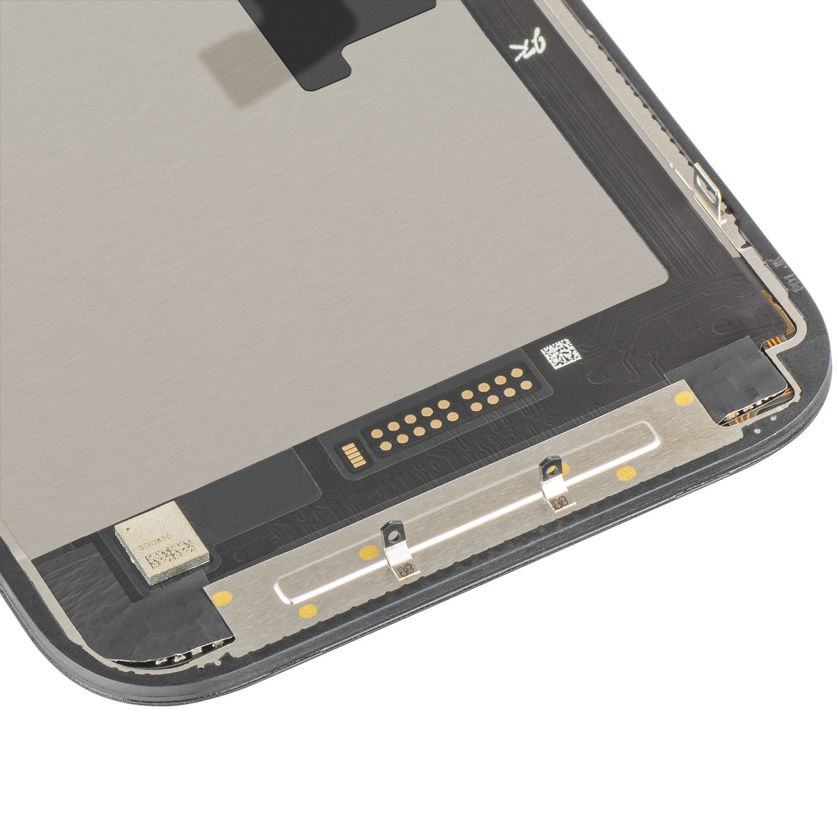 JK Touchscreen Display for Apple iPhone 16 Pro, with Frame, Movable IC In-Cell LCD Version, Black