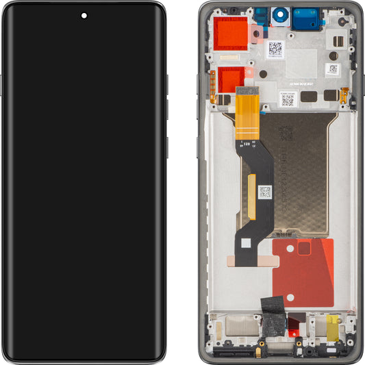 Motorola Edge 60 Pro Display with Touchscreen, with Frame, Gray (Pantone Shadow), Service Pack 5D68C30253