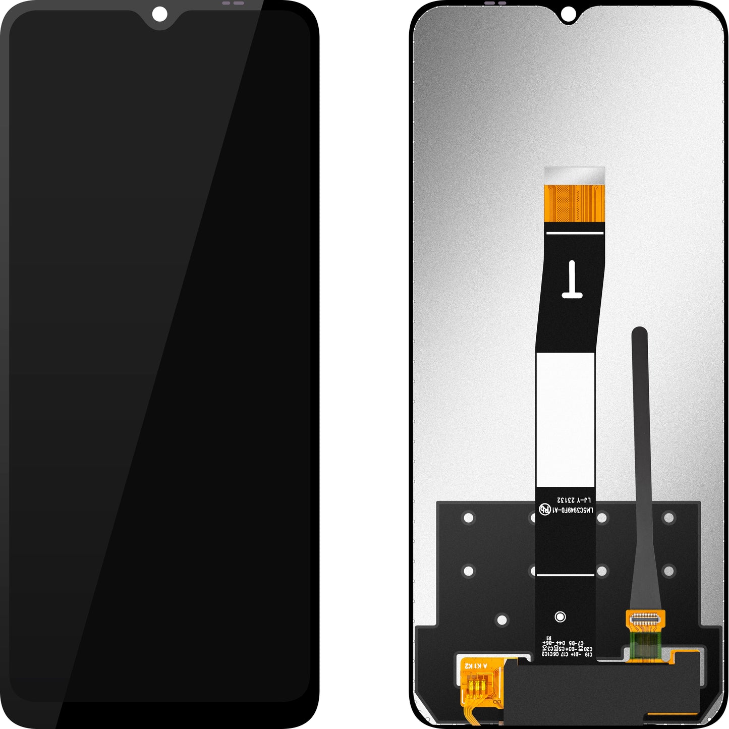 MP Touchscreen Display compatible with Xiaomi Redmi 11A / 12C / Poco C55