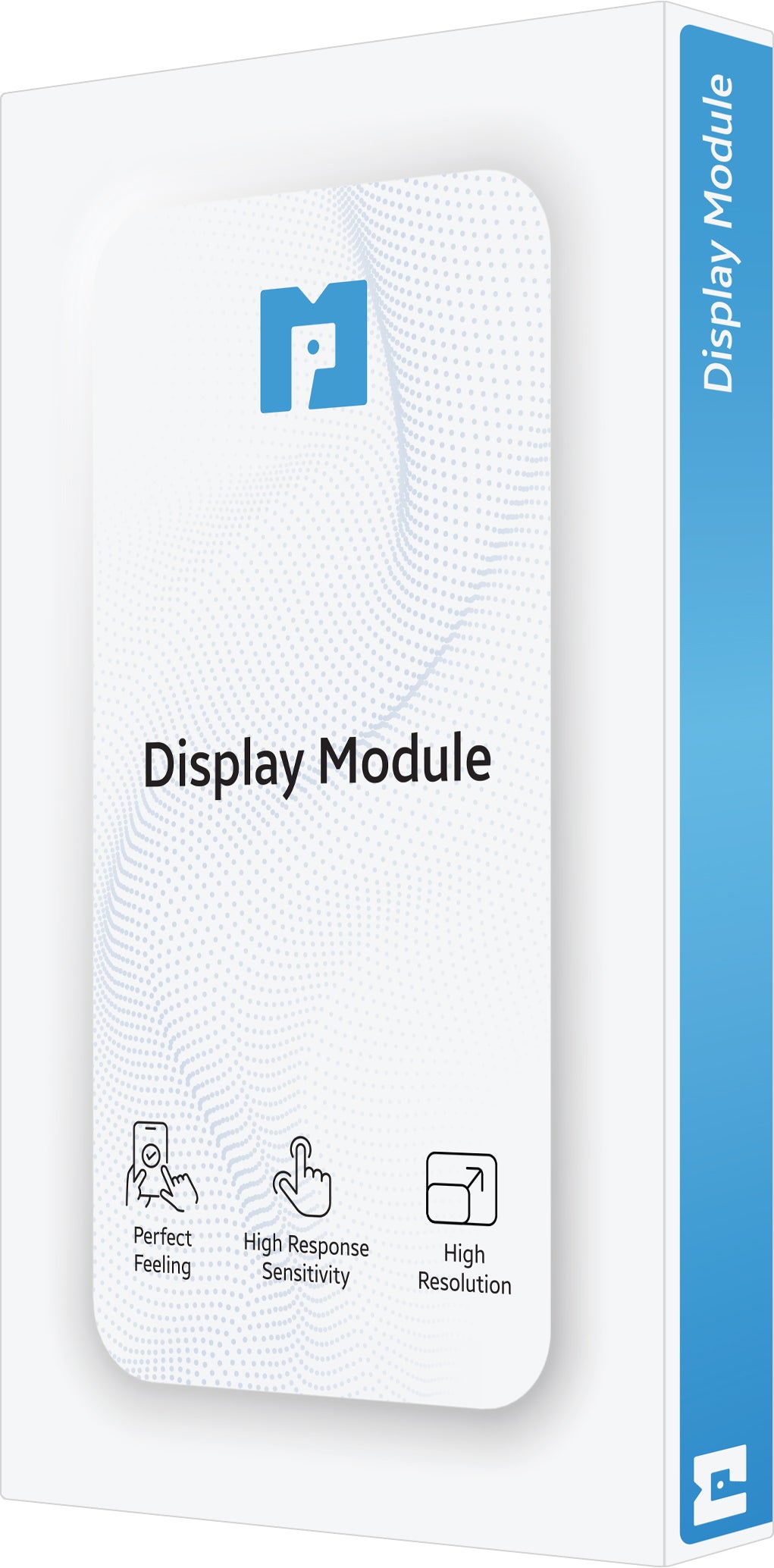 MP Touchscreen Display compatible with Apple iPhone 15 Pro Max, with Frame, Premium Soft OLED FHD 120Hz Diagnostic Version, Black, Refurbished