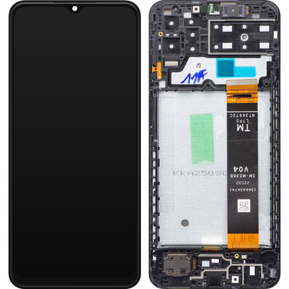 Samsung Galaxy A13 A135 Touchscreen Display with Frame, Black, Refurbished GH82-28508A