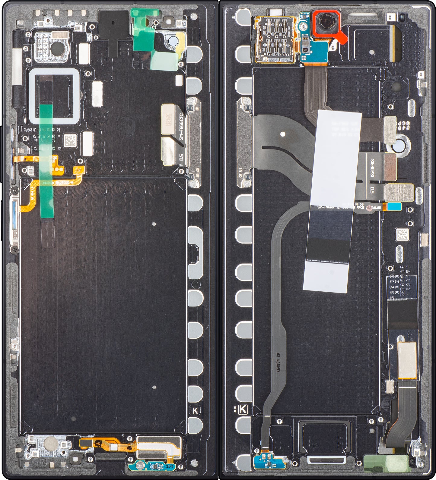 Samsung Galaxy Z Fold7 F966 Touchscreen Display, with Frame, Sub Inner, Black (Jet Black), Service Pack GH82-37548C