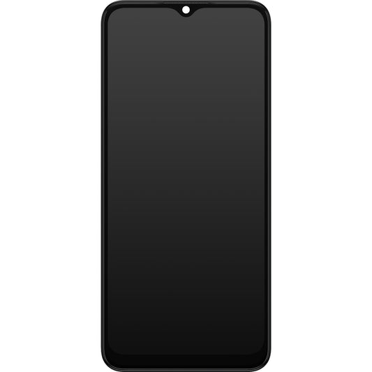 Touchscreen Display Samsung Galaxy A03 A035, with Frame, Version G, Black, Service Pack GH81-21626A