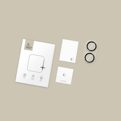 Back Camera Protection Film Tech-Protect CamFull Fit+ for Apple iPhone 17, Tempered Glass, Matte Transparent