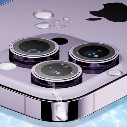 Blueo Sapphire Crystal Rear Camera Protective Film for Apple iPhone 14 Pro Max / 14 Pro, Tempered Glass, Multicolor