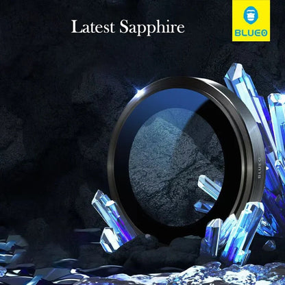 Blueo Sapphire Crystal Rear Camera Protective Film for Apple iPhone 14 Pro Max / 14 Pro, Tempered Glass, Black