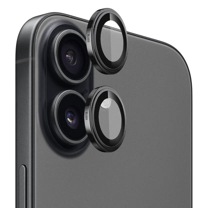 Blueo Sapphire Crystal Rear Camera Protection Film for Apple iPhone 17, Tempered Glass, Black