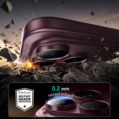 ESR Armorite Pro Rear Camera Protective Film for Apple iPhone 18 Pro, Tempered Glass, Dark Burgundy