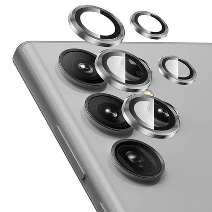 Lito S+ Rear Camera Protective Film for Samsung Galaxy S25 Ultra S938, Tempered Glass, Silver
