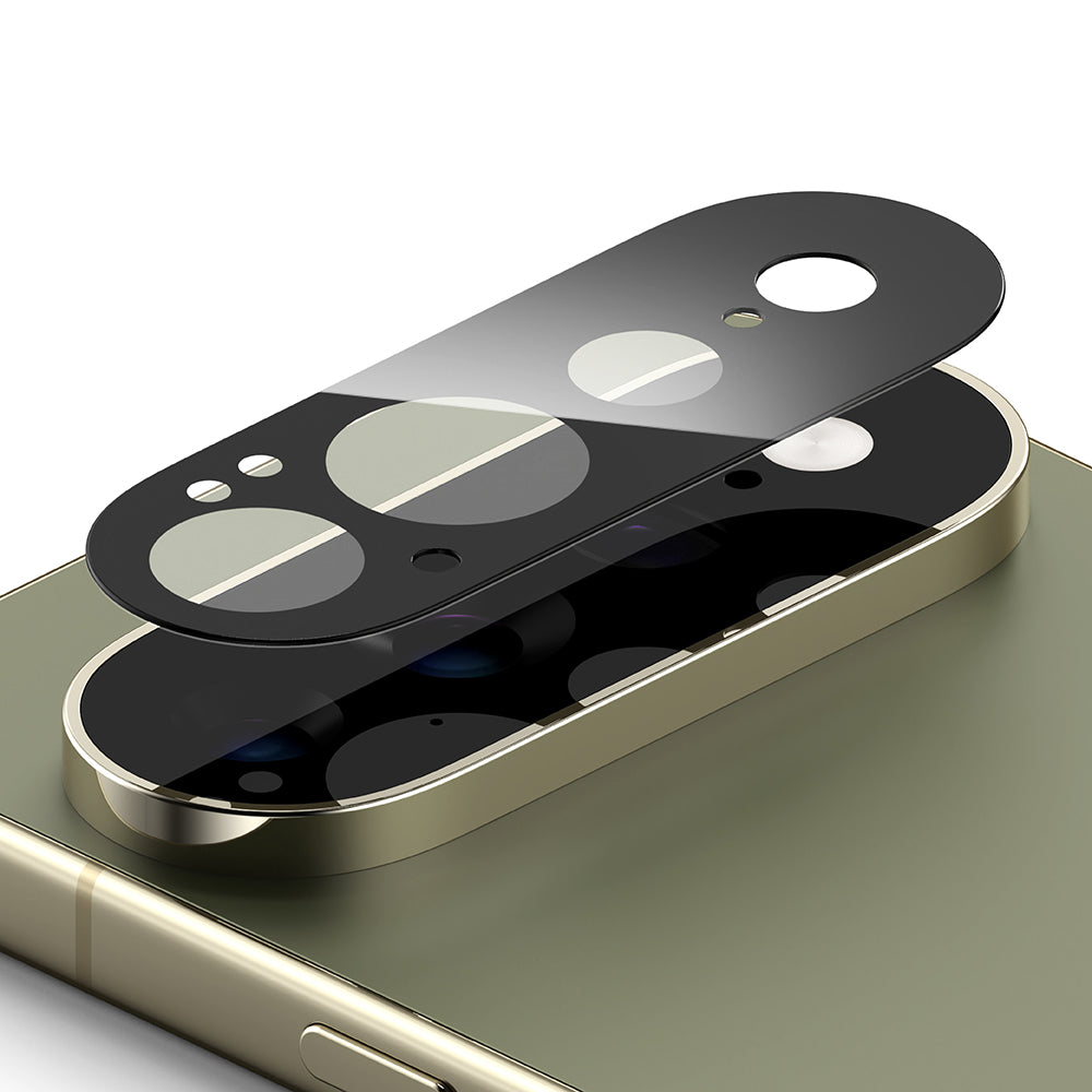 Ringke Rear Camera Protective Film for Google Pixel 11 Pro XL, Tempered Glass, Set of 2 Pieces, Black