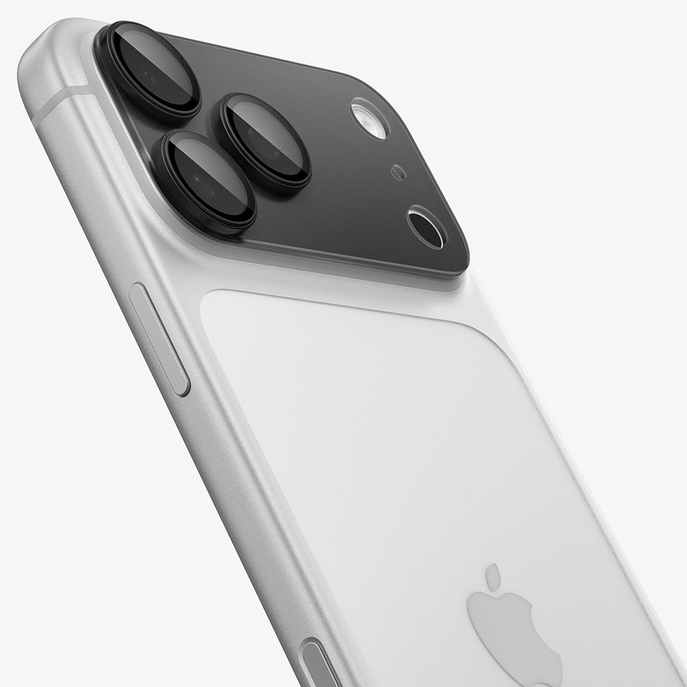 Spigen GlastR EZ FIT Optik Pro XL Rear Camera Protective Film for Apple iPhone 18 Pro Max, Tempered Glass, Dark Gray AGL12039