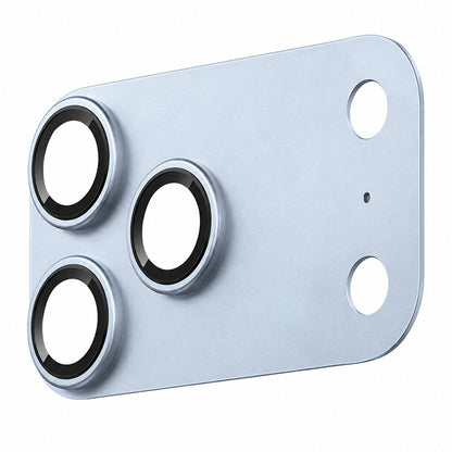 Techsuit Rear Camera Protector for Apple iPhone 18 Pro Max, Tempered Glass, Light Blue