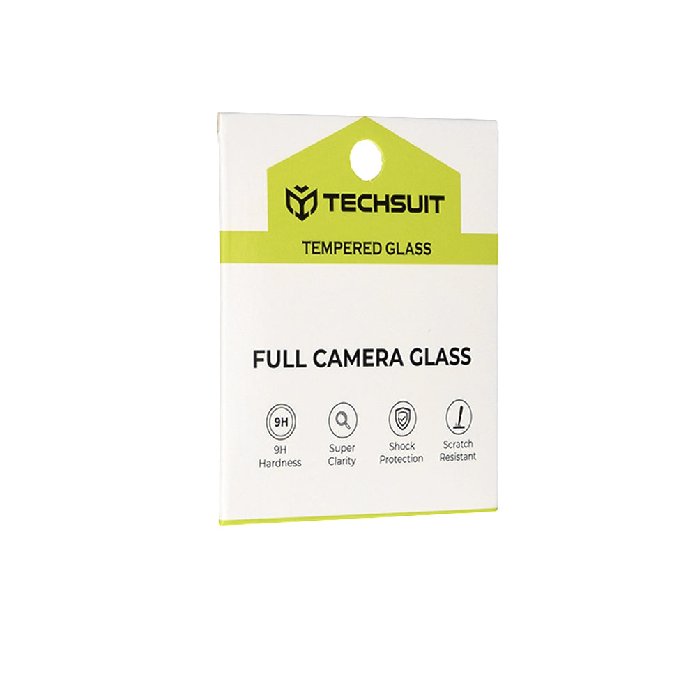 Techsuit Rear Camera Protection Film for Google Pixel 10 Pro, Tempered Glass, Black
