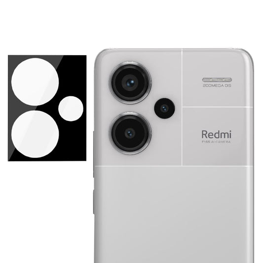Techsuit Rear Camera Protective Film for Xiaomi Redmi Note 13 Pro+, Tempered Glass, Black