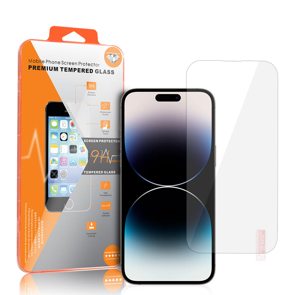 OEM Orange Screen Protector for Apple iPhone 18 Pro / 17 Pro / 17 / 16 Pro, Tempered Glass, Full Glue