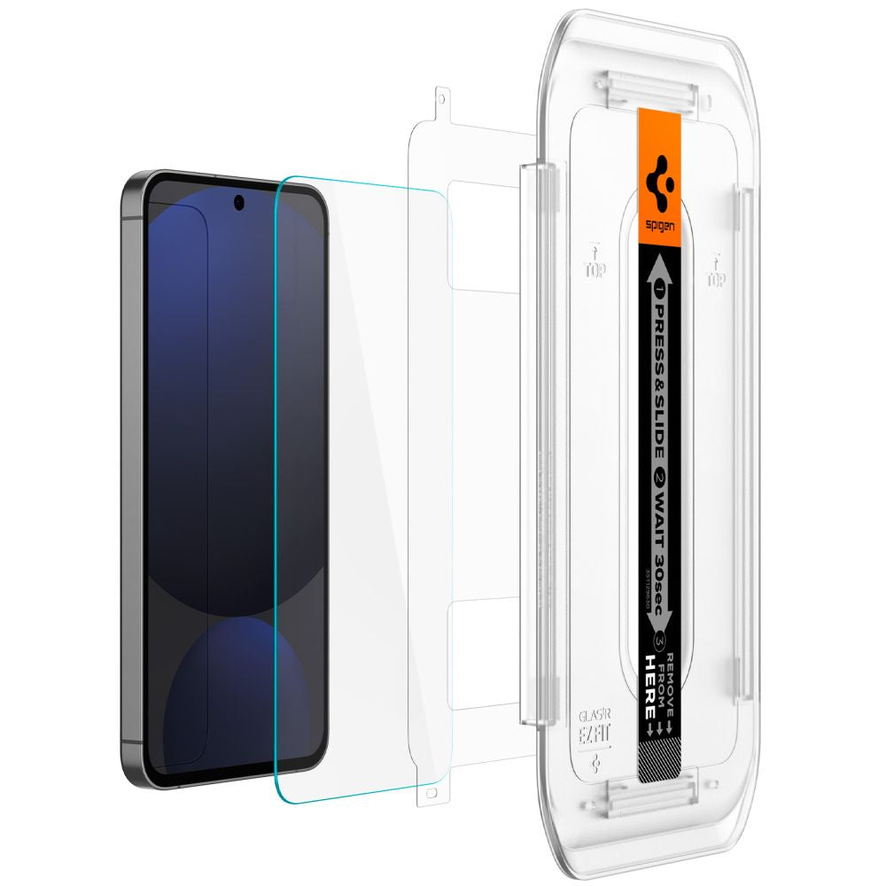 Spigen EZ FIT Screen Protector for Samsung Galaxy S24 FE S721, Glass Shield, Full Glue, Set of 2 pieces AGL08729 AGL08729 