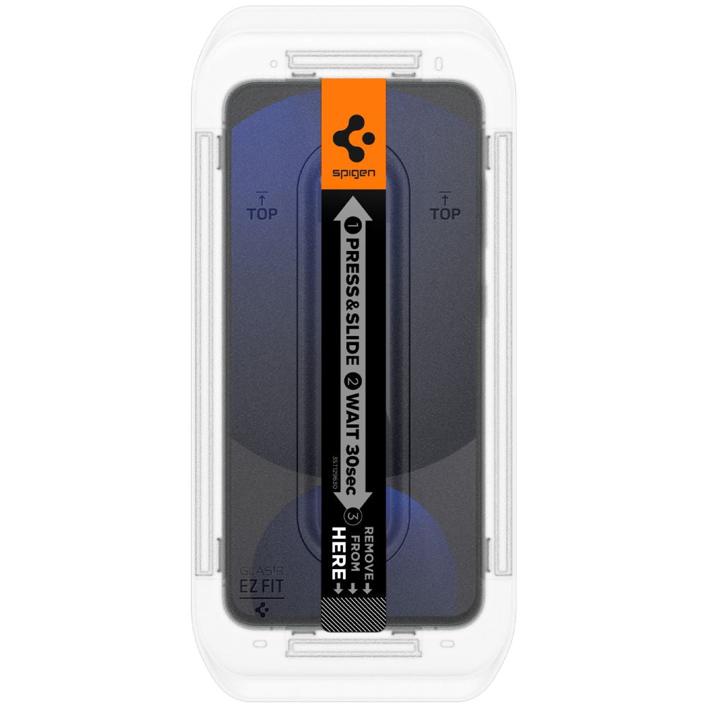 Spigen EZ FIT Screen Protector for Samsung Galaxy S24 FE S721, Glass Shield, Full Glue, Set of 2 pieces AGL08729 AGL08729 