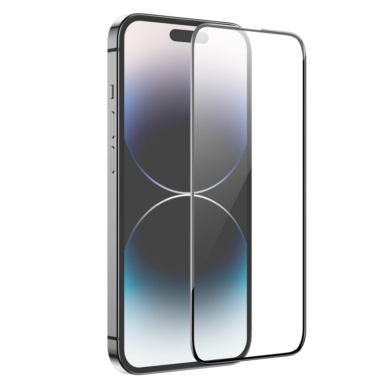 HOCO G16 Screen Protector for Apple iPhone 14 Pro Max, Tempered Glass, Full Glue, 5D, Black
