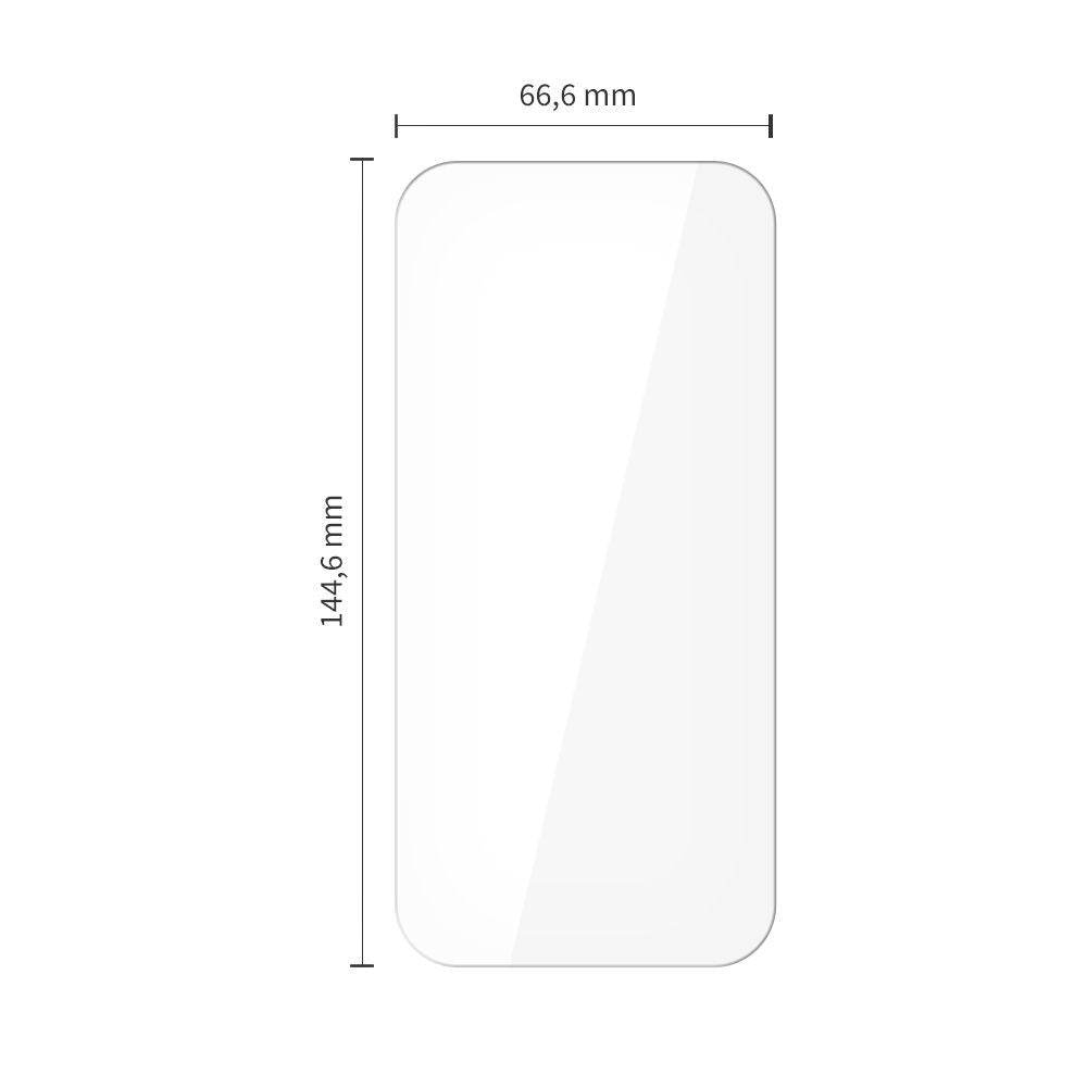 Tech-Protect Screen Protector for Apple iPhone 17 Pro / 17 / 16 Pro, Tempered Glass, Full Glue, Set of 10 Pieces