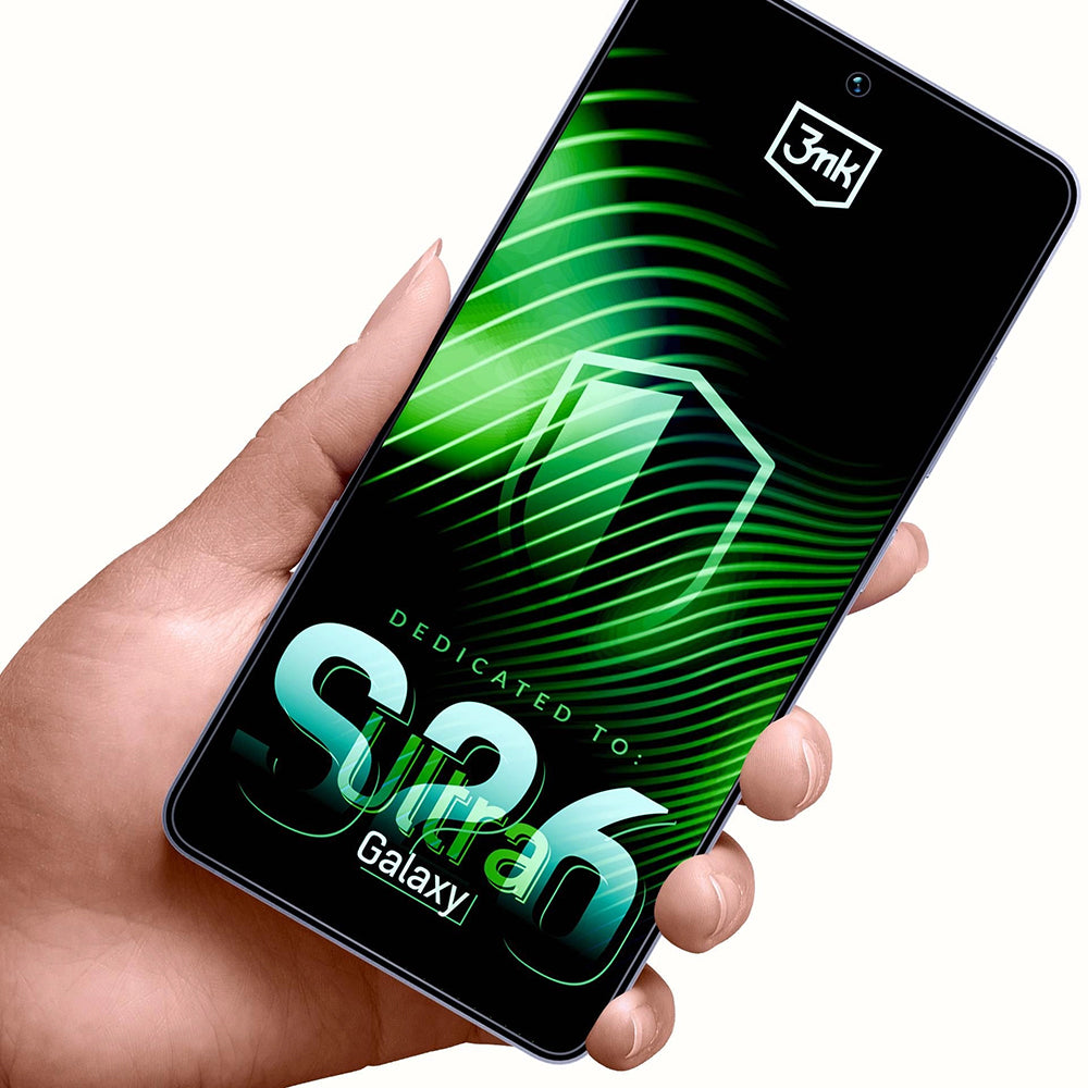3MK FlexibleGlass Screen Protector for Samsung Galaxy S26 Ultra S948, Flexible Glass, Full Glue