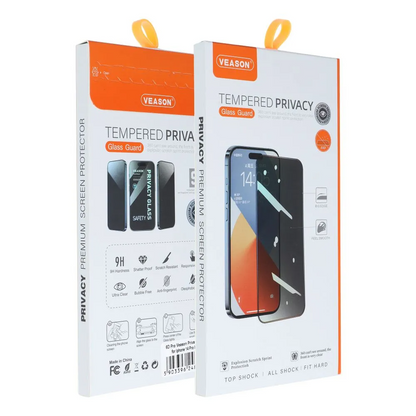 Veason Privacy Screen Protector for Apple iPhone 12 / 12 Pro, Tempered Glass, Full Glue, 6D