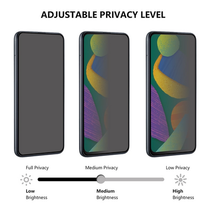 Privacy Screen Protector OEM Fingerprint Unlock for Xiaomi 17T, Tempered Glass, Full Glue