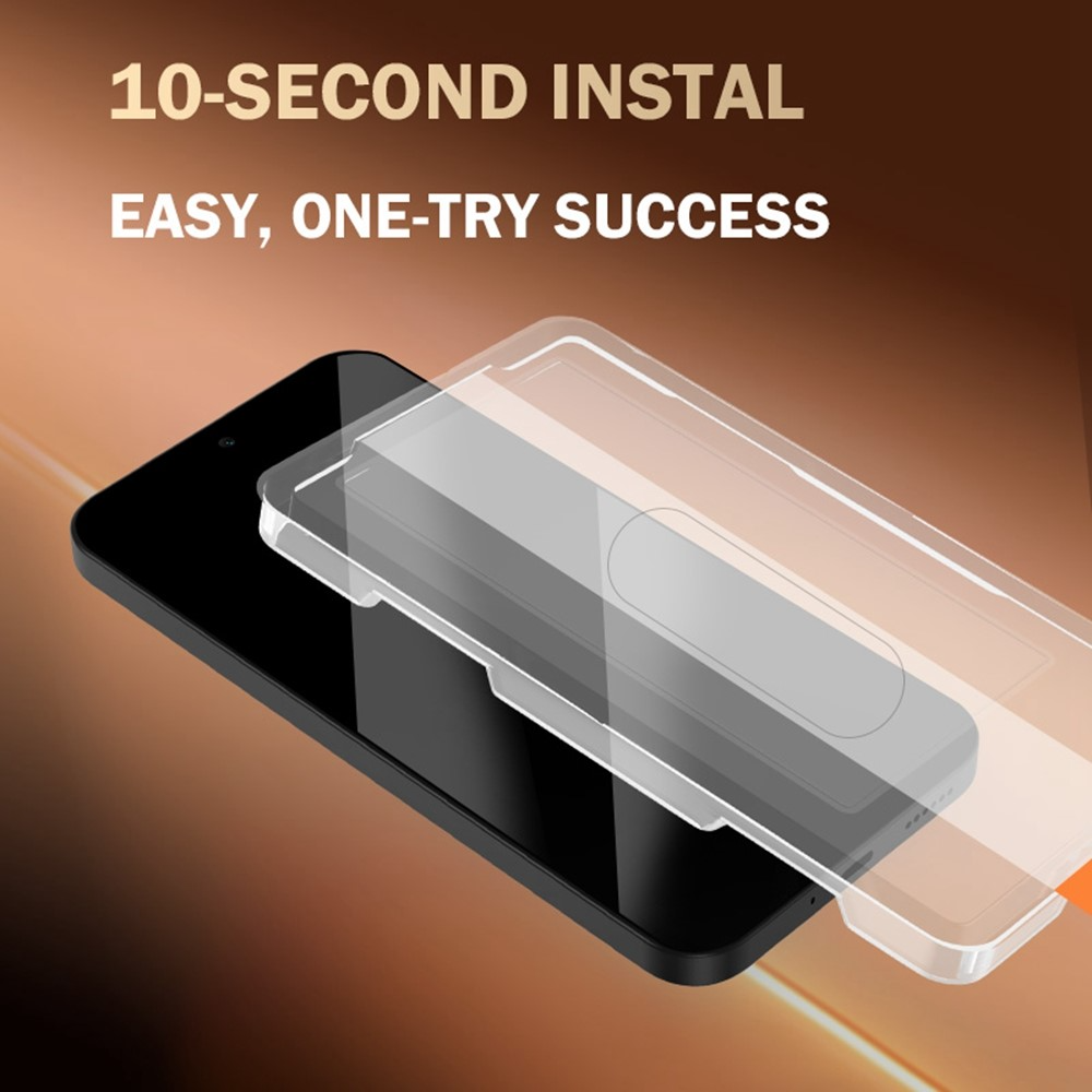 Privacy Screen Protector Lereach for Xiaomi 17T Pro, Tempered Glass, Full Glue, Set of 2 pieces