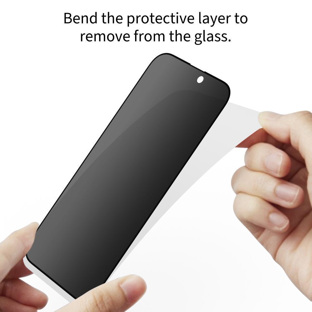 Privacy Tech-Protect Spy+ Screen Protector for Samsung Galaxy A57 5G / A37 5G / S25 FE, Tempered Glass, Full Glue, Set of 2 pieces