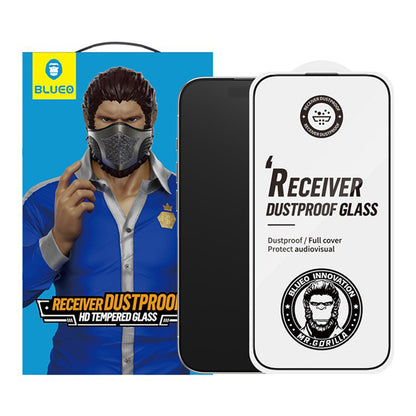 Blueo Anti-Dust HD Applicator Pro Screen Protector for Apple iPhone 17 Air, Tempered Glass, Full Glue